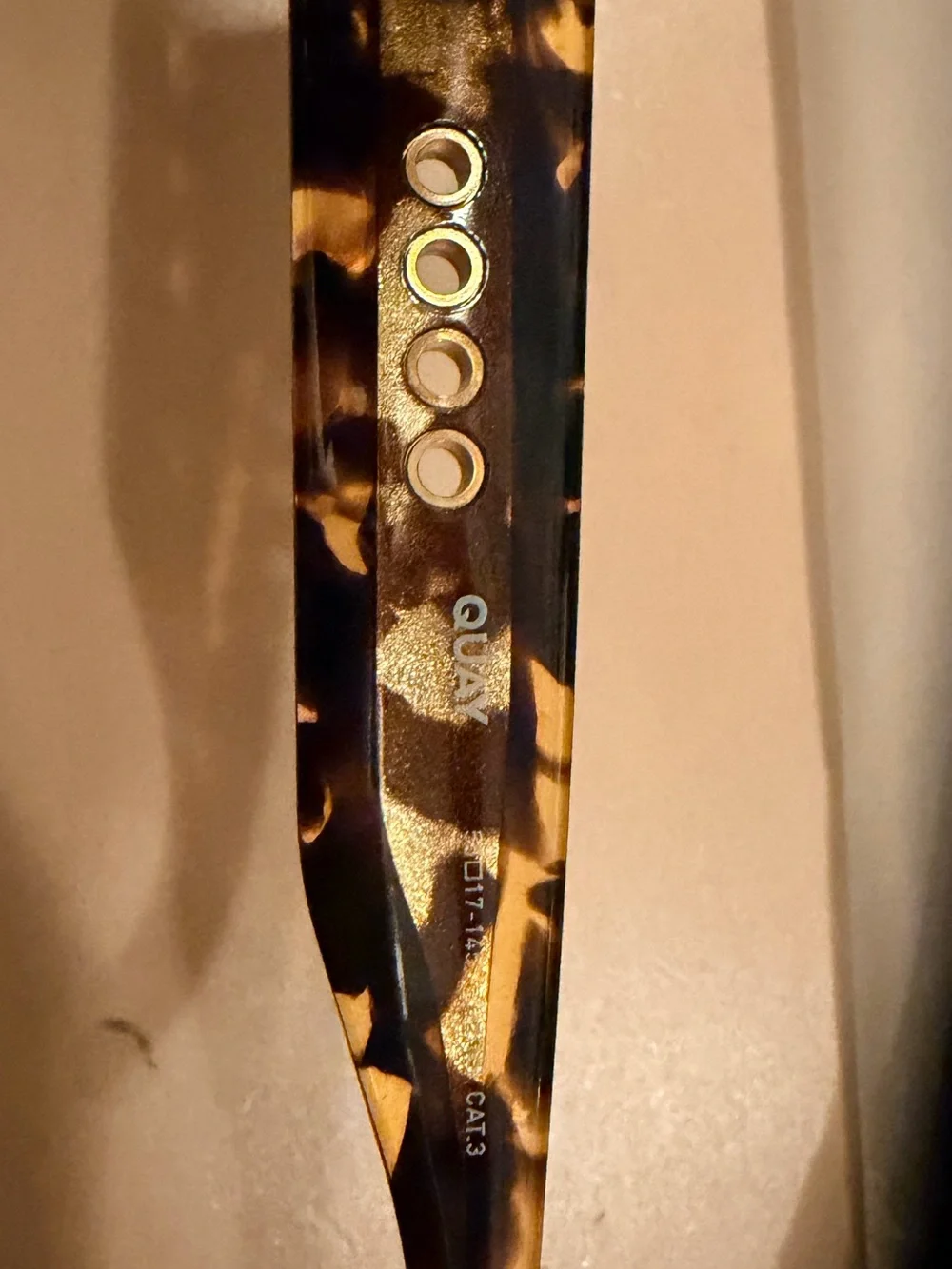 Quay Australia Tortoiseshell Square Sunglasses with Brown Gradient Lenses